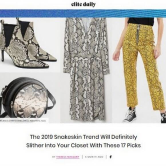 Michael Kors trench coat L purple snake print - LARGE - Picture 11 of 14